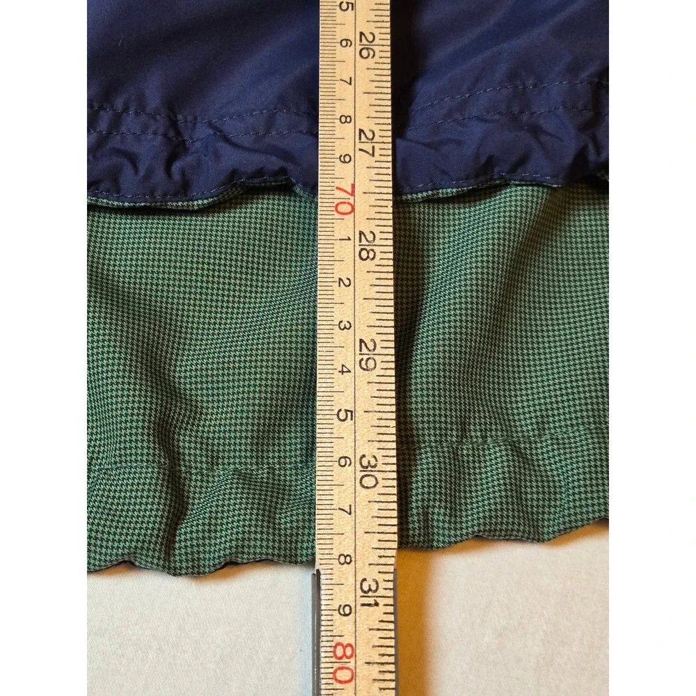 Men's Reversible Short Sleeve Golf Pullover Jacket‎ Blue Green Sz L